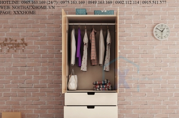 TỦ QUẦN ÁO TỦ ĐỒ GỖ X HOME Hà Nội Sài Gòn XHOME2243