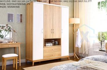 TỦ QUẦN ÁO TỦ ĐỒ GỖ X HOME Hà Nội Sài Gòn XHOME3313