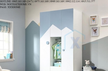 TỦ QUẦN ÁO TỦ ĐỒ GỖ X HOME Hà Nội Sài Gòn XHOME3341