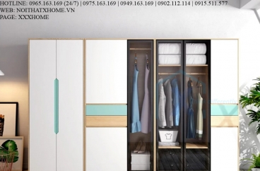 TỦ QUẦN ÁO TỦ ĐỒ GỖ X HOME Hà Nội Sài Gòn XHOME4406