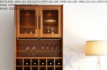 TỦ RƯỢU GỖ X HOME Hà Nội Sài Gòn Hồ Chí Minh XHOME1124