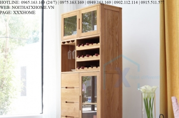 TỦ RƯỢU GỖ X HOME Hà Nội Sài Gòn Hồ Chí Minh XHOME1141
