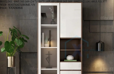 TỦ TÀI LIỆU GỖ X HOME HÀ NỘI SÀI GÒN HỒ CHÍ MINH XHOME1101