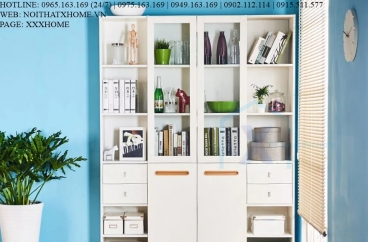 TỦ TÀI LIỆU GỖ X HOME HÀ NỘI SÀI GÒN HỒ CHÍ MINH XHOME1104