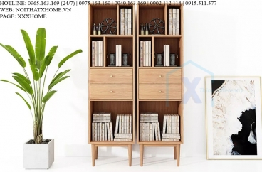 TỦ TÀI LIỆU GỖ X HOME HÀ NỘI SÀI GÒN HỒ CHÍ MINH XHOME1140