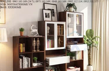 TỦ TÀI LIỆU GỖ X HOME HÀ NỘI SÀI GÒN HỒ CHÍ MINH XHOME2220