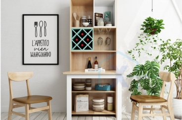 TỦ TÍCH HỢP BÀN ĂN GẤP GỌN CAO CẤP X HOME Hà Nội XHOME1108