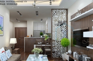 Mẫu vách CNC ngăn phòng bếp giá rẻ X HOME Hà Nội
