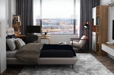 S HOME Combo mẫu nội thất phòng ngủ đẹp hiện đại tiện dụng SHOME6815