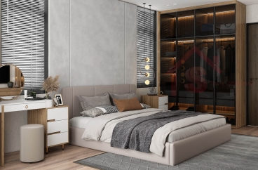 S HOME Combo mẫu nội thất phòng ngủ đẹp hiện đại tiện dụng SHOME6818