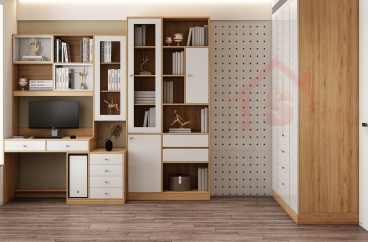 S HOME Combo mẫu nội thất phòng ngủ cho bé đẹp hiện đại tiện dụng SHOME6808