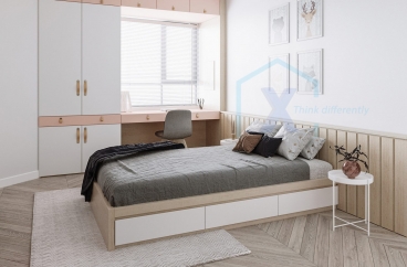 X HOME THIẾT KẾ CĂN HỘ CHUNG CƯ KOSMO TAY HO 120 M2