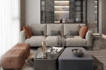 X HOME THIẾT KẾ CĂN HỘ CHUNG CƯ GOLDEN ARMOR 105 M2