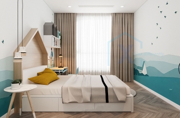 X HOME THIẾT KẾ NỘI THẤT PHÒNG NGỦ TRẺ EM CHUNG CƯ PARK HILL TIMES CITY