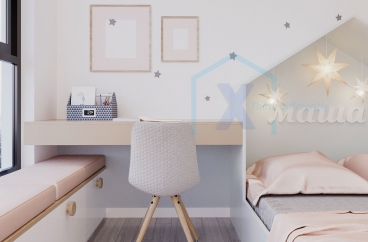 X HOME THIẾT KẾ NỘI THẤT PHÒNG NGỦ TRẺ EM CHUNG CƯ VINHOMES GREENBAY ME TRI