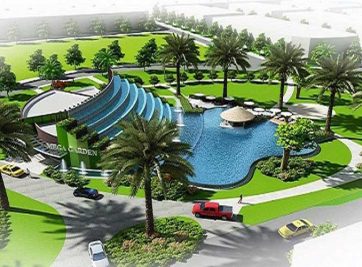 Nhà phố Melosa Garden &#8211; Tiện ích hồ bơi tràn mang phong cách Singapore