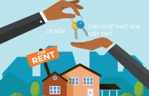 Coi chừng mất nhà khi cho thuê nhà mua bằng giấy tay