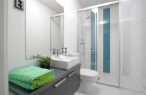 Không nên đặt phòng tắm ở cuối hành lang