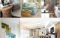 Trang trí phòng khách với nội thất wicker