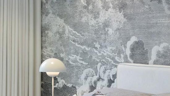  Trang trí phòng ngủ với hiệu ứng đám mây					