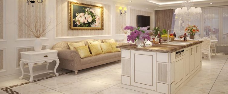  Những lưu ý khi thiết kế phòng bếp theo phong cách tân cổ điển					