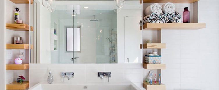  4 mẹo cực đơn giản tận dụng tối đa không gian phòng tắm nhỏ 4m2					
