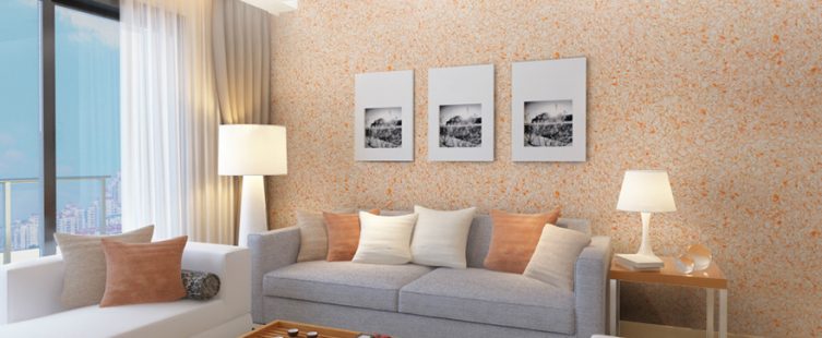  Trang trí tường bằng sơn nhũ – không gian đầy vẻ đẹp nghệ thuật					