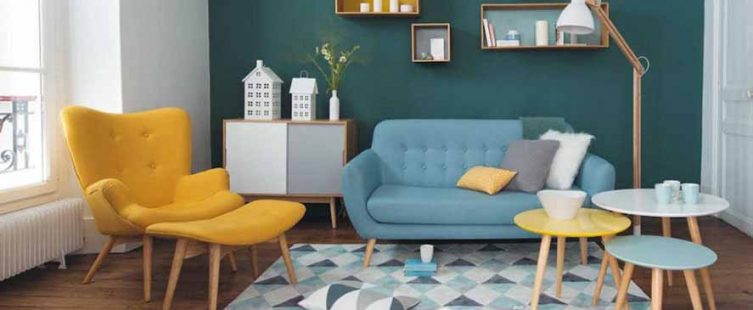  Biến hóa nội thất phòng khách với phong cách Retro hoài cổ					