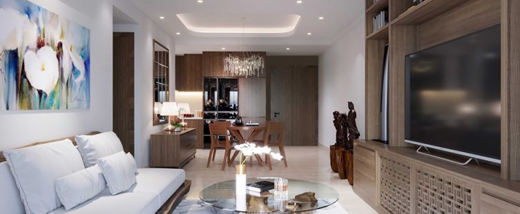 Khám phá căn hộ đẳng cấp với toàn bộ nội thất làm từ gỗ tự nhiên					