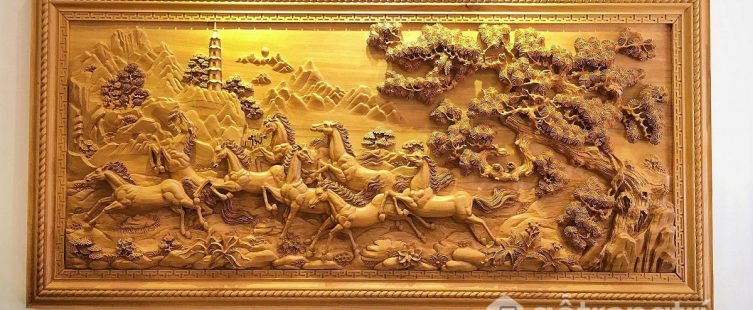  [ Ý tưởng ] Hút mắt với những mẫu tranh gỗ trang trí phòng khách ai cũng muốn sở hữu					