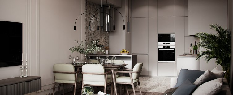  Thiết kế căn hộ Hateco Laroma Huỳnh Thúc Kháng – Phong cách hiện đại					