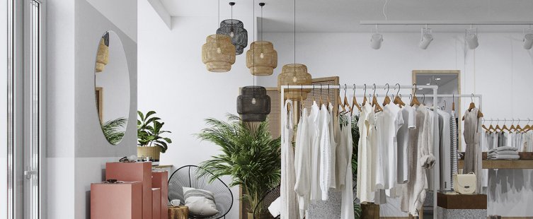  Kinh nghiệm thiết kế shop quần áo nữ chuyên nghiệp					