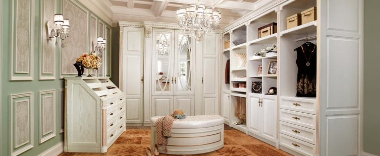  5 lý do nên sử dụng tủ quần áo gỗ công nghiệp tân cổ điển					