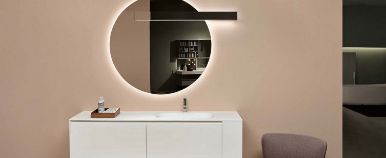  4 mẫu gương tròn trang điểm đèn led cho không gian lung linh					