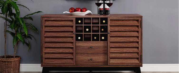  Tổng hợp những mẫu tủ rượu gỗ tự nhiên đẹp, ấn tượng					