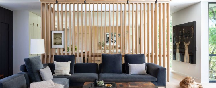  Kinh nghiệm thiết kế vách ngăn giữa phòng khách và bếp					