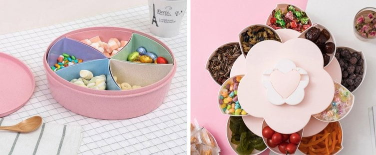  4 ưu điểm của mẫu khay đựng bánh kẹo lúa mạch					