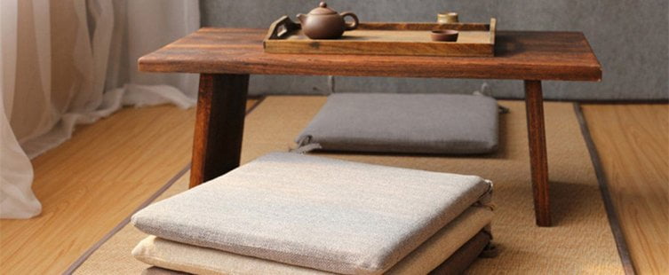  Đệm ngồi bệt kiểu Nhật – Nét văn hóa đặc trưng xứ hoa anh đào					