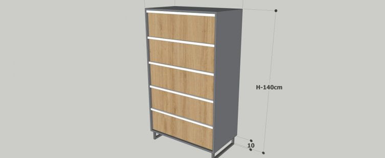  Tủ gỗ nhỏ đựng đồ cho phòng ngủ tiện nghi					