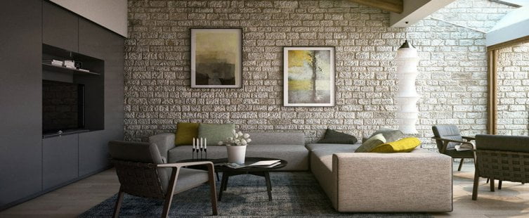  Giấy dán tường Hàn Quốc giả gạch đá cực đẹp tại TPHCM					