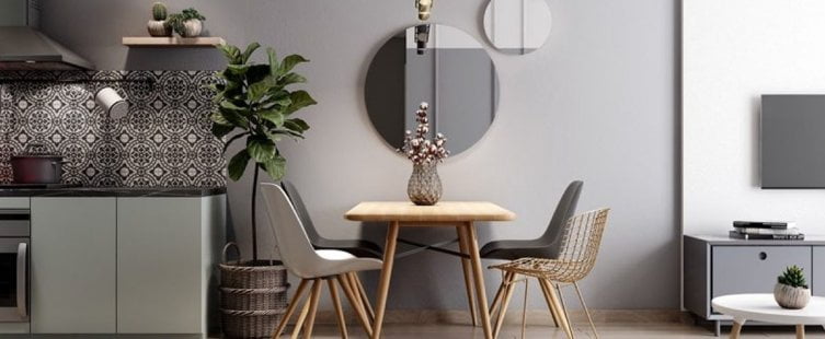  Chọn bàn ăn cho phòng bếp nhỏ cần lưu ý điều gì?					
