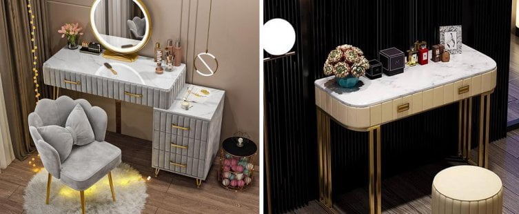  Chiêm ngưỡng các mẫu bàn trang điểm cao cấp khiến chị em mê mệt					