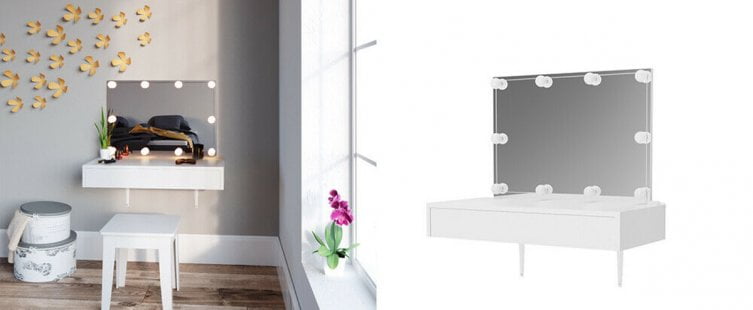  Kệ trang điểm treo tường – Giải pháp thông minh cho phòng nhỏ					