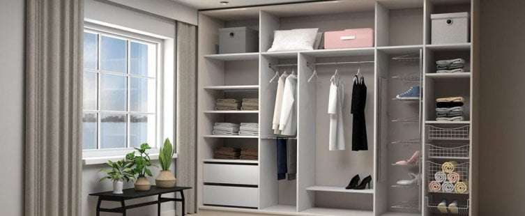  Tìm hiểu về thiết kế tủ quần áo không cánh độc đáo, sáng tạo					