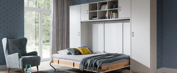  Giường ngủ kết hợp tủ quần áo: đặc điểm, ứng dụng và 3 mẫu đẹp					