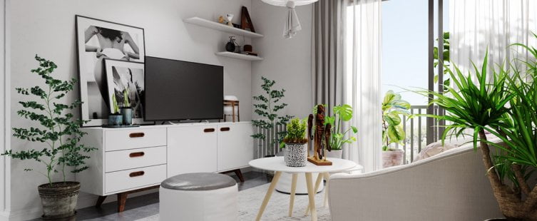  Mách bạn cách trang trí phòng khách nhỏ 10m2 đẹp mê ly					