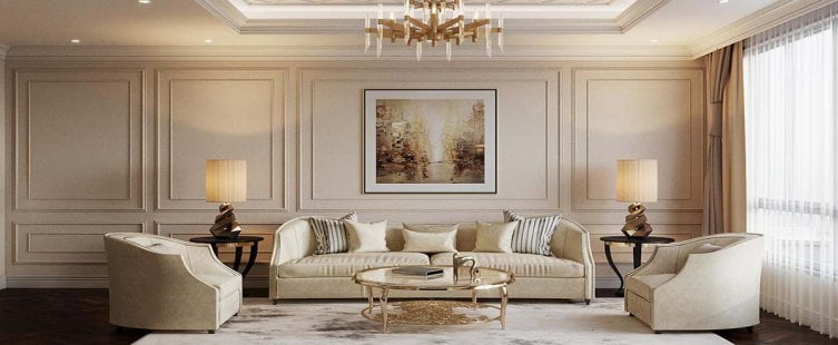  Nội thất tân cổ điển – vẻ đẹp đi cùng năm tháng					