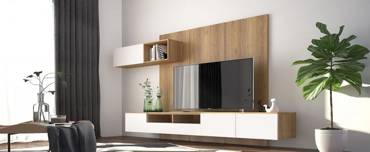  Tổng hợp mẫu kệ gỗ tivi cực đẹp cho phòng khách sang trọng					