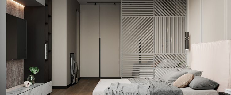  Những thiết kế vách ngăn phòng ngủ giá rẻ cực đẹp					
