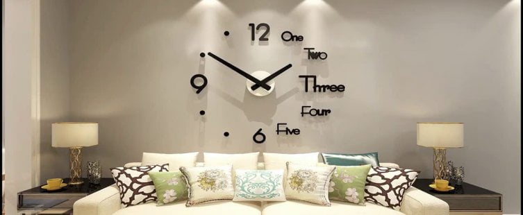  Đồng hồ dán tường – thiết kế mang hơi thở mới cho nhà ở					